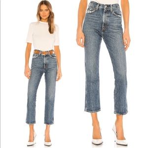 Agolde Pinch Waist High Rise Kick in Precision Wash Size 29 Style # A095-1206